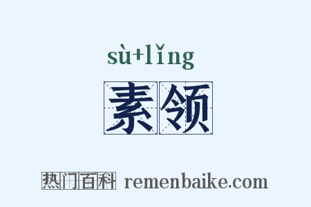 素领是什么意思的图片